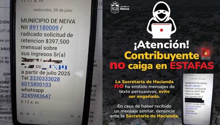 Alcaldía alerta sobre mensajes falsos