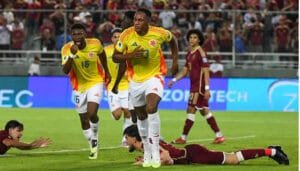 Colombia y su goleada estratosférica a Venezuela