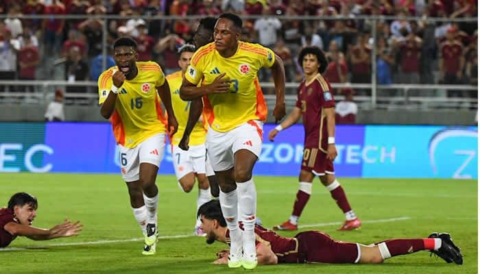 Colombia y su goleada estratosférica a Venezuela