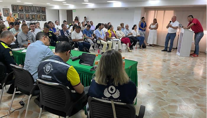 Primera sesión del comité departamental de justicia transicional