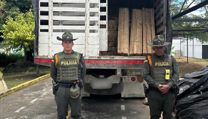 Incautada madera en Neiva