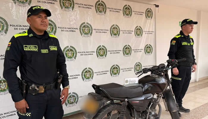 Devuelta moto que se encontraba hurtada