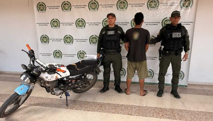 Recuperada moto en el barrio San Bernardo