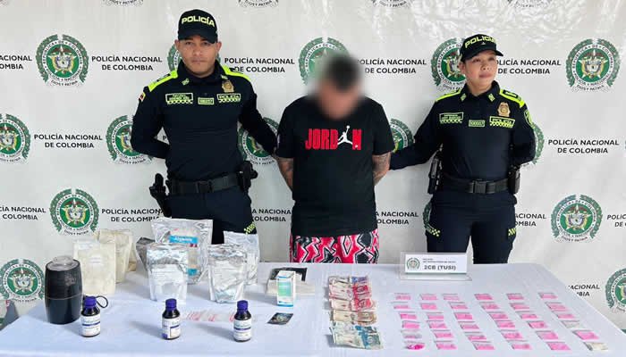 Capturado hombre con dinero y droga en el sur de Neiva