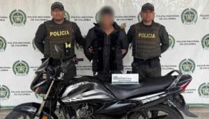 Capturado presunto delincuente con moto hurtada