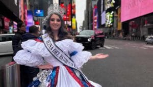 Laura Sarmiento lleva el Sanjuanero a la Quinta Avenida de Nueva York