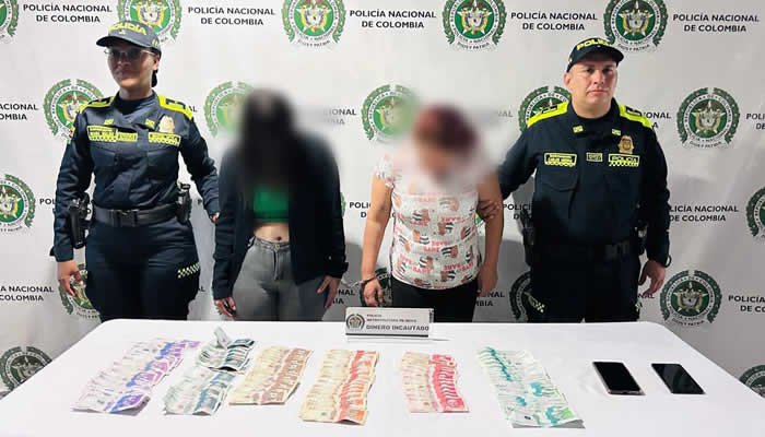 Detenidas vendedoras de drogas en Neiva
