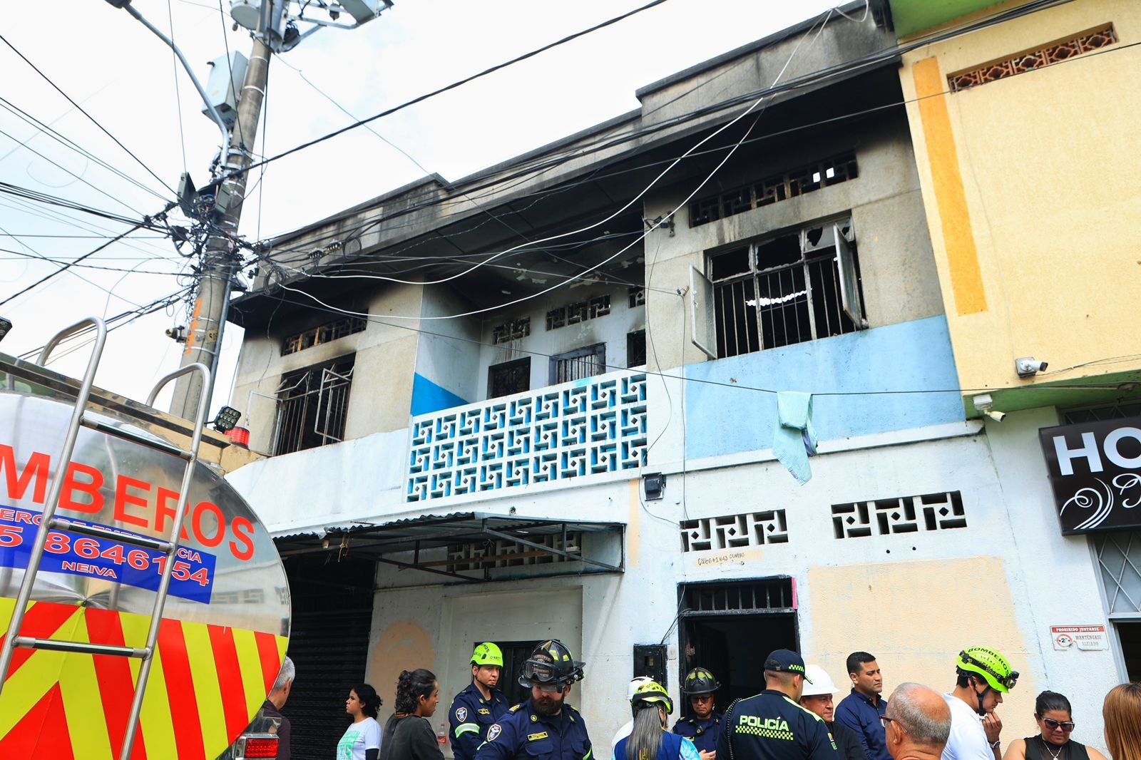 Balance del incendio en el centro de Neiva