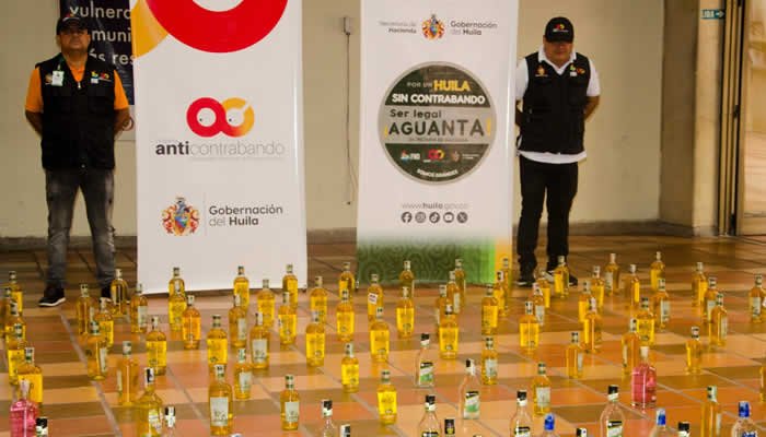 Más de 13.000 productos de contrabando incautados en el Huila