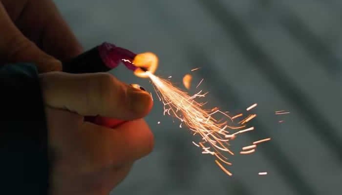 Casos de quemados con pólvora durante la navidad