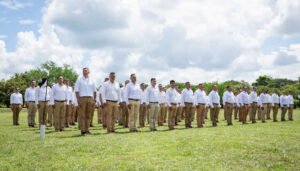 Homenaje a soldados que finalizaron su carrera militar