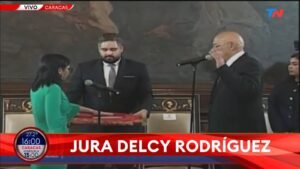 Posesión de Delcy Rodríguez como presidenta venezolana