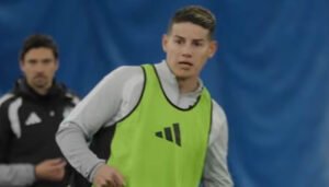James Rodríguez ya entrena con su nuevo equipo