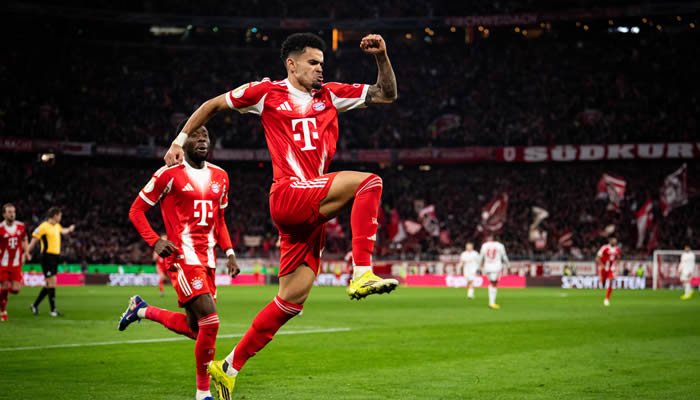 Luis Díaz y su nuevo gol en Alemania