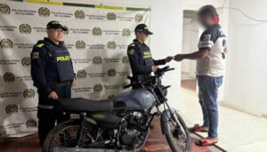 Recuperada moto hurtada en Palermo