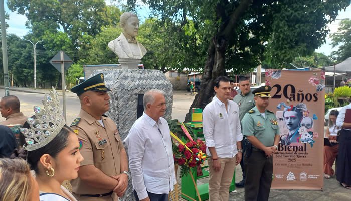 Huilenses conmemoraron el nacimiento de José Eustasio Rivera