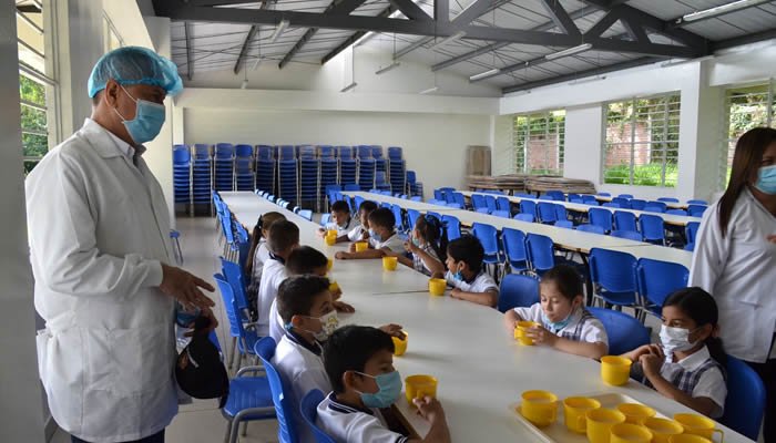 Huila sigue avanzando en materia de alimentación escolar