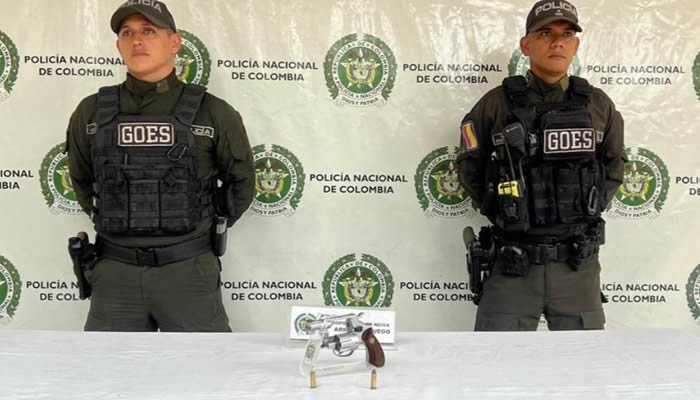 Incautada arma en el barrio Obrero de Neiva