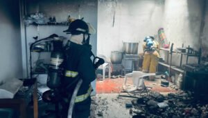 Bomberos hizo frente a incendio estructural