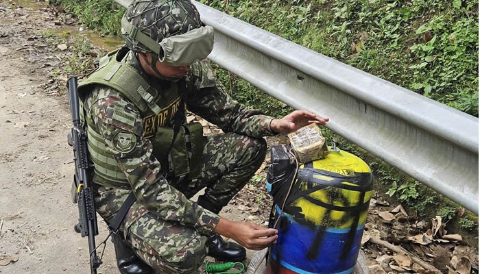 Ejército neutralizó cilindro bomba en La Plata