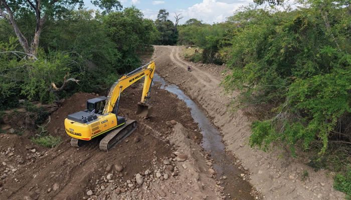 Operación activa del banco de maquinaria