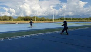Avanza la iluminación del patinódromo de Neiva