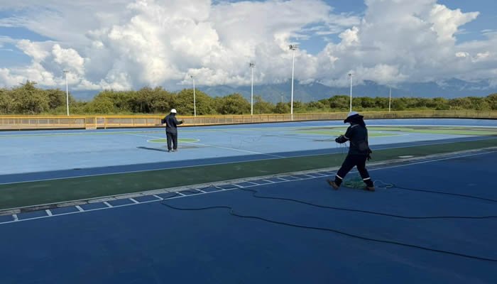 Avanza la iluminación del patinódromo de Neiva