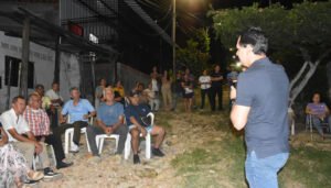 Comienza pavimentación en calle del barrio Las Palmas