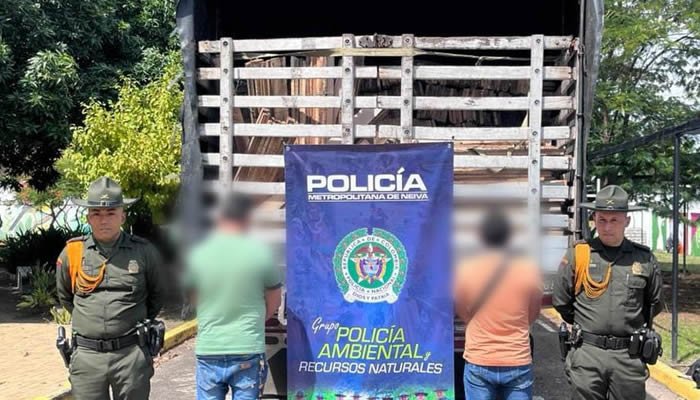 Detenidas personas por transporte ilegal de material forestal