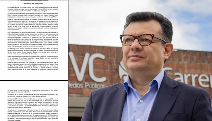 Denuncian a Holman Morris por pretender silenciar presuntos casos de acoso sexual