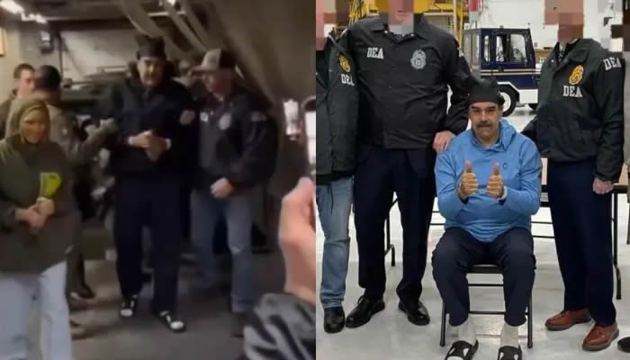 Reaparecen Nicolás Maduro y su esposa