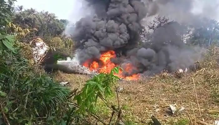 Accidente de avión militar en el Putumayo