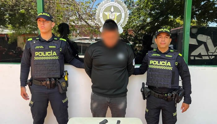 Nueva captura por porte ilegal de armas en Neiva