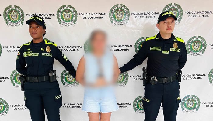 Mujer capturada por tráfico de drogas