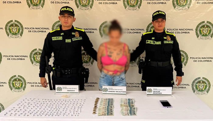 Detenida mujer por estupefacientes en Neiva