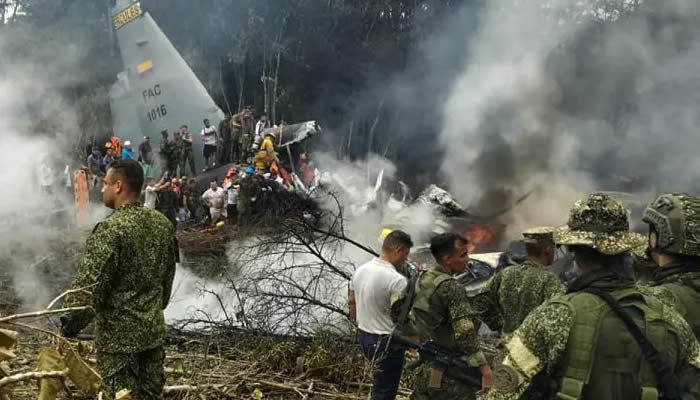 Las hipótesis del accidente de avión militar en el Putumayo