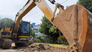 Comienza pavimentación en barrio La Gaitana