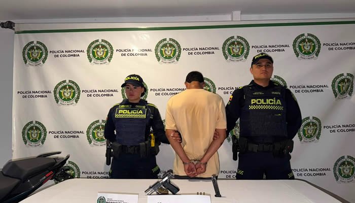 Moto recuperada y joven detenido en Neiva