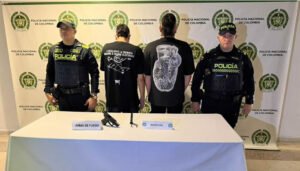 Capturados jóvenes con armas de fuego