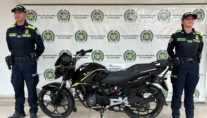 Recuperada moto hurtada en el sur de Neiva