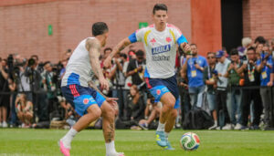 Colombia y su jornada de entrenamiento en familia