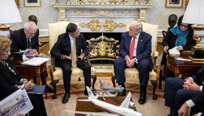 Petro acusó a Trump de traición