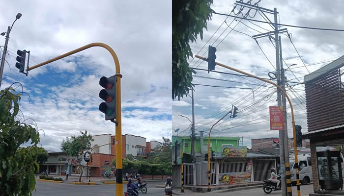 Hurto y vandalismo dejaron inactivos dos semáforos en el sur de Neiva