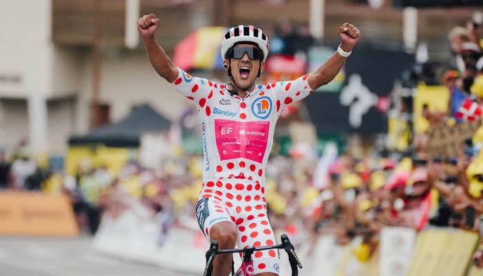 Victoria ecuatoriana en última etapa del Tour, Tejada top 30