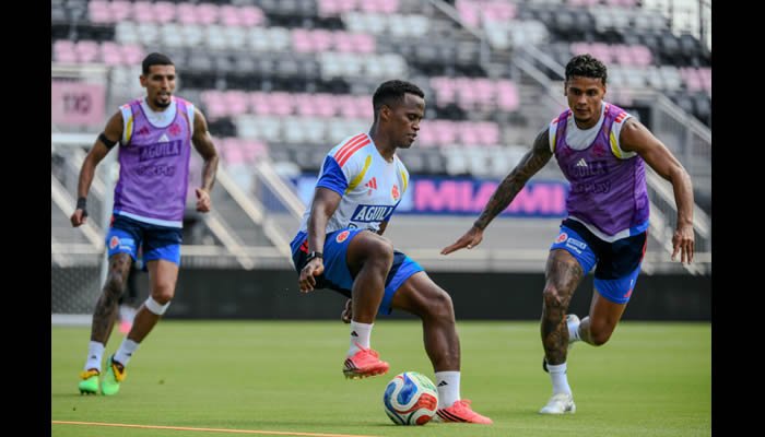Colombia sigue trabajando con miras al partido ante Ghana