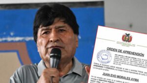 Orden de captura contra el ex presidente de Bolivia Evo Morales