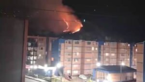 Controlado incendio forestal en Soacha