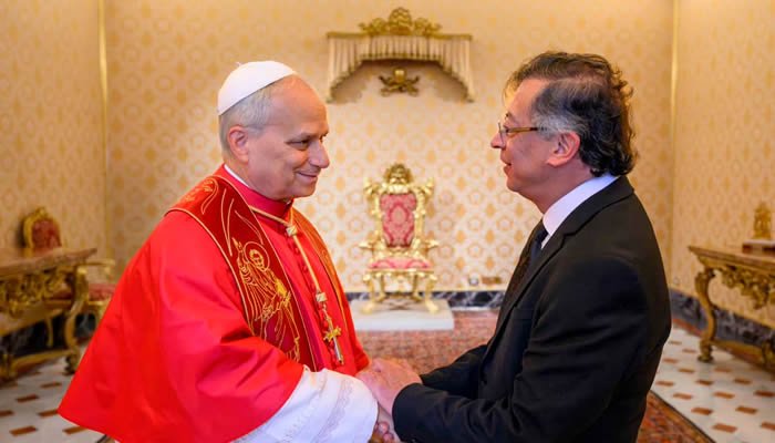 Papa León XIV recibió al Presidente Petro