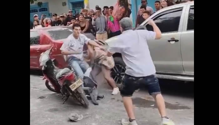 #EsViral// Fuerte gresca en medio de las fiestas en Yaguará