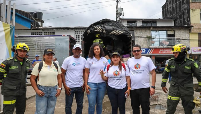 Huila Grande lleva 5 toneladas de ayudas humanitarias al Chocó